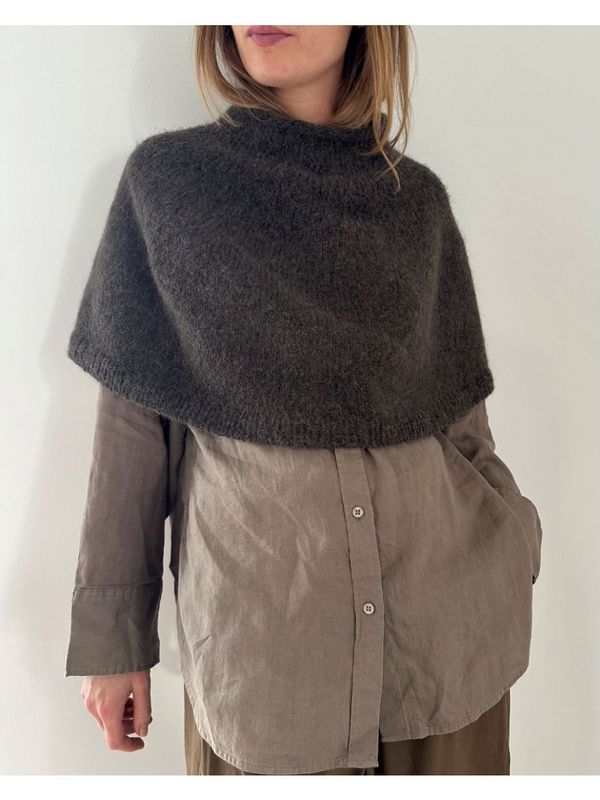 Plain Yoke Poncho