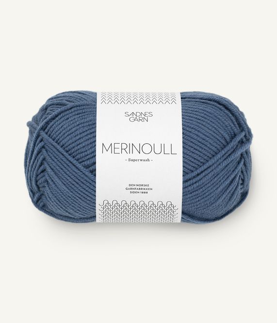 Hovedbilde Merinoull 6052 Country Blue
