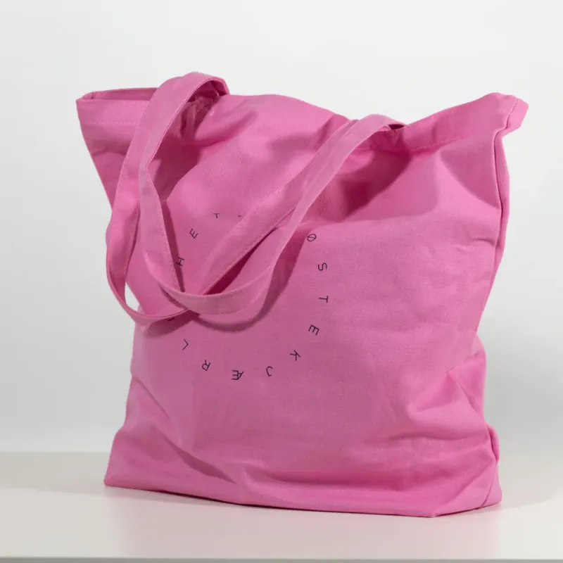 Strikkenett stort, rosa