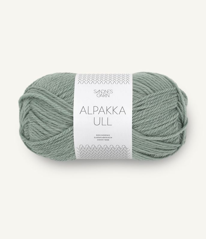 Alpakka Ull 8051 Eucalyptus