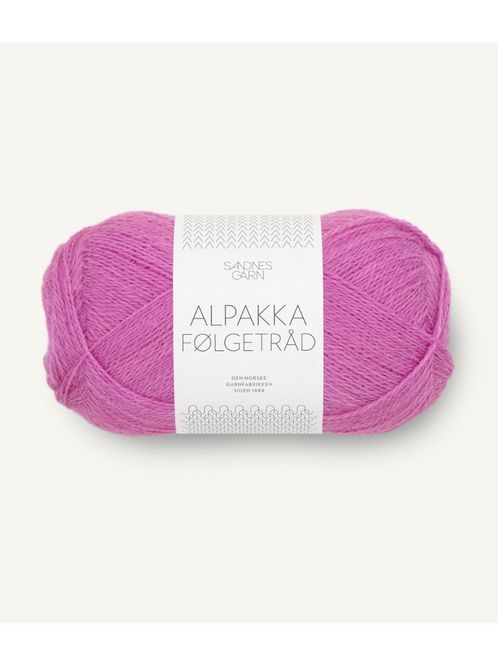 Hovedbilde UT Alpakka Følgetråd 4628 Magenta