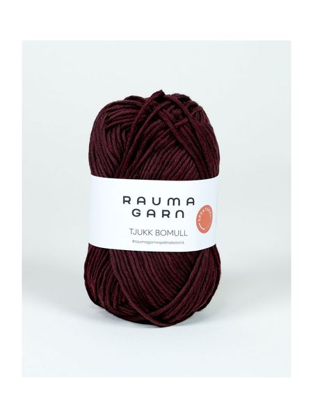 Hovedbilde 350 Tjukk Bomull Aubergine