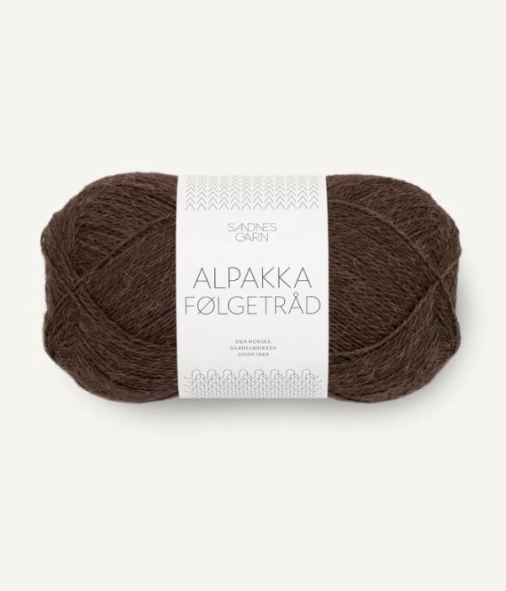 Hovedbilde Alpakka Følgetråd 3091 Cacao Nibs
