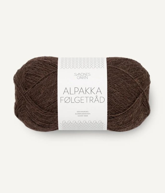 Alpakka Følgetråd 3091 Cacao Nibs