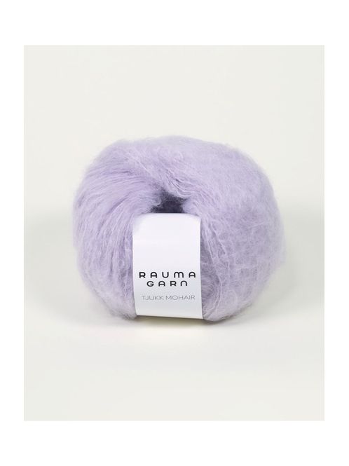 Hovedbilde Tjukk Mohair 185 Lys Syrin