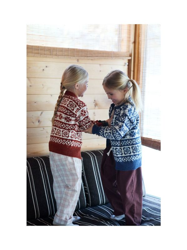 Hyttekofta til barn