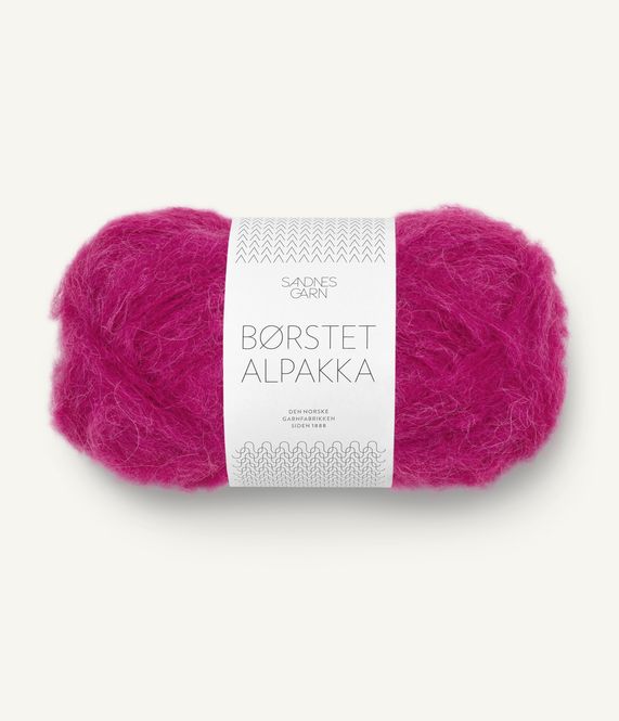 Hovedbilde UT 4600 Børstet Alpakka Jazzy Pink