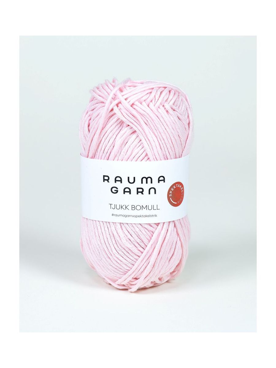 231 Tjukk Bomull Lys Rosa