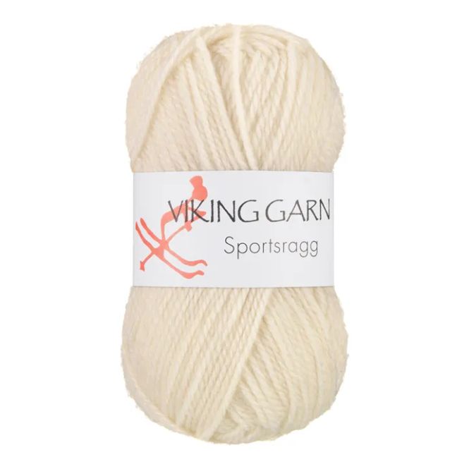 Hovedbilde 502 Viking Sportsragg Naturhvit