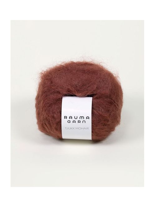 Hovedbilde Tjukk Mohair 161 Kastanje