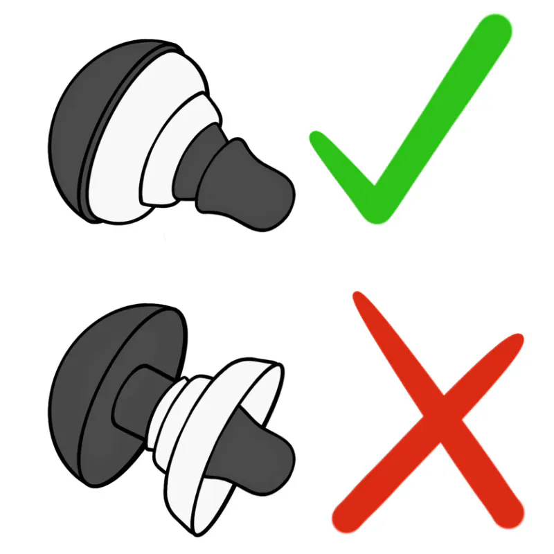 Safety eyes / Bamseøyne 12 mm, transparent