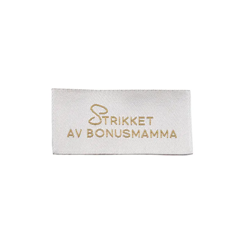 Symerke med tekst - velg variant