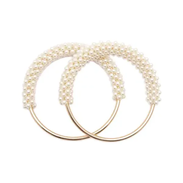 Hovedbilde Veskehåndtak Perler, Krem (pris pr stk)